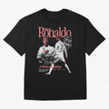 CR7 Cristiano Oversized T-Shirt Represent Global Football Passion for FIFA World Cup 2026, Connected to Haaland and Mbappe, Argentina and Brazil, Football Festival Excitement, Trophy Ambitions, Country Rivalries and Star Player Buzz; Ideal for