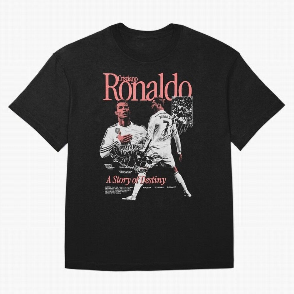CR7 Cristiano Oversized T-Shirt Represent Global Football Passion for FIFA World Cup 2026, Connected to Haaland and Mbappe, Argentina and Brazil, Football Festival Excitement, Trophy Ambitions, Country Rivalries and Star Player Buzz; Ideal for