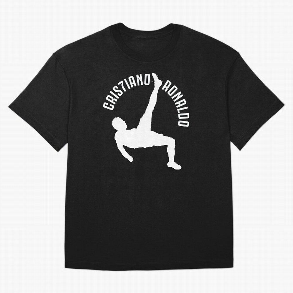 Cristiano Ronaldo - Bicycle Oversized T-Shirt Celebrate Fan Favorites in FIFA World Cup 2026 Inspired by Haaland and Mbappe, Brazil, Portugal and Argentina Energy, Football History, Final Match Energy, Crowd Noise and Once in a Lifetime Moments;