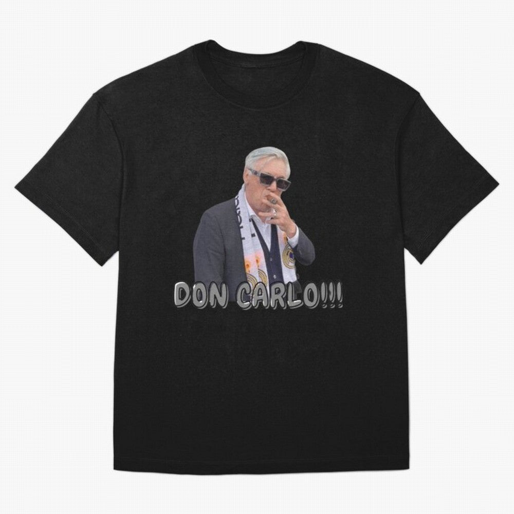 Don Carlo Ancelotti Oversized T-Shirt Share FIFA World Cup 2026 for Fans of Cristiano Ronaldo, Haaland and CR7 and Brazil, Portugal and Argentina, Bringing Classic Soccer Heritage, Championship Pressure, Fan Loyalty and International Pride; Ideal