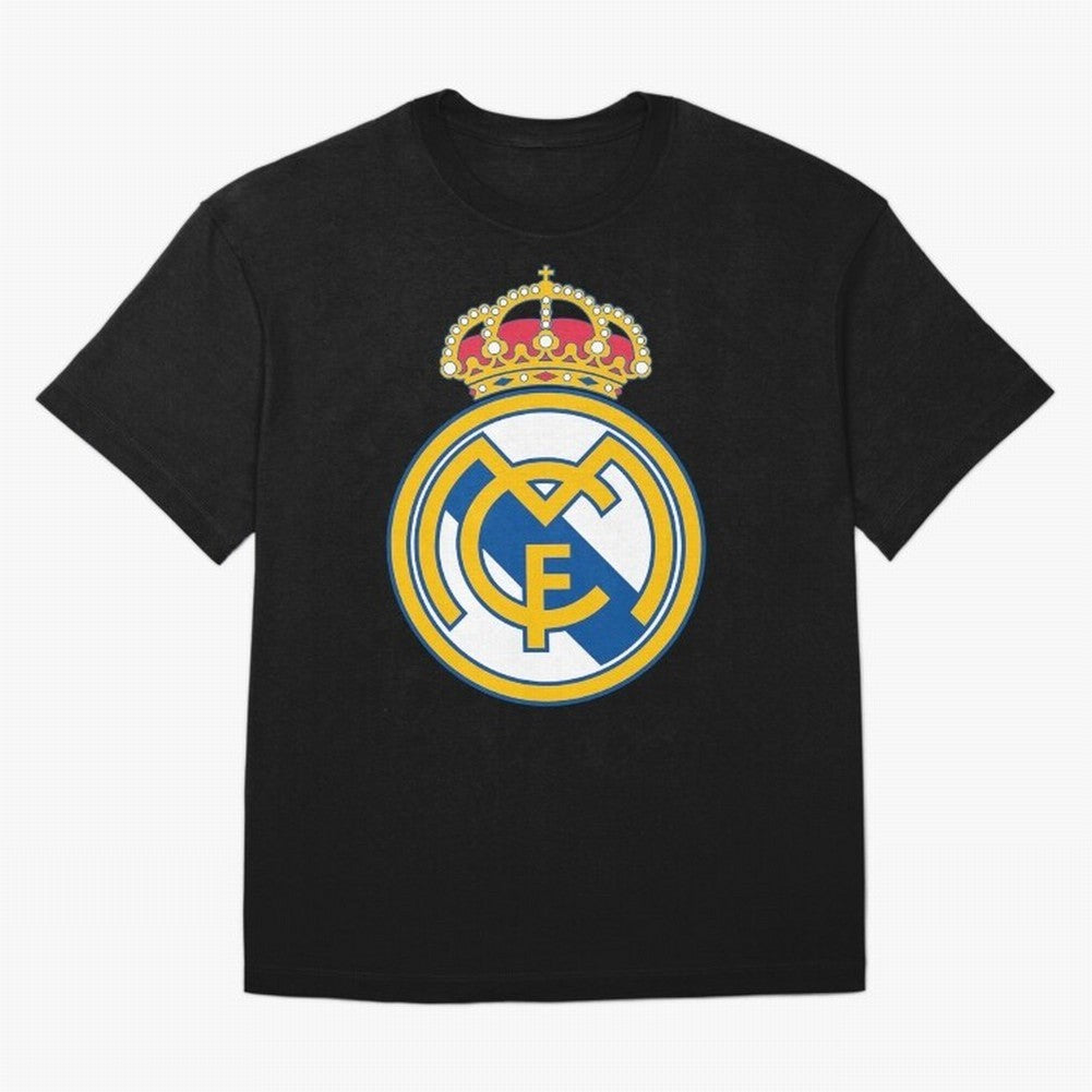 The Madrid Cf Logo Oversized T-Shirt Celebrate Global Passion for Global Football Passion for FIFA World Cup 2026 Group Stage, Celebrating CR7 and Messi, France and Portugal, Football Festival Excitement, Trophy Ambitions, Country Rivalries and