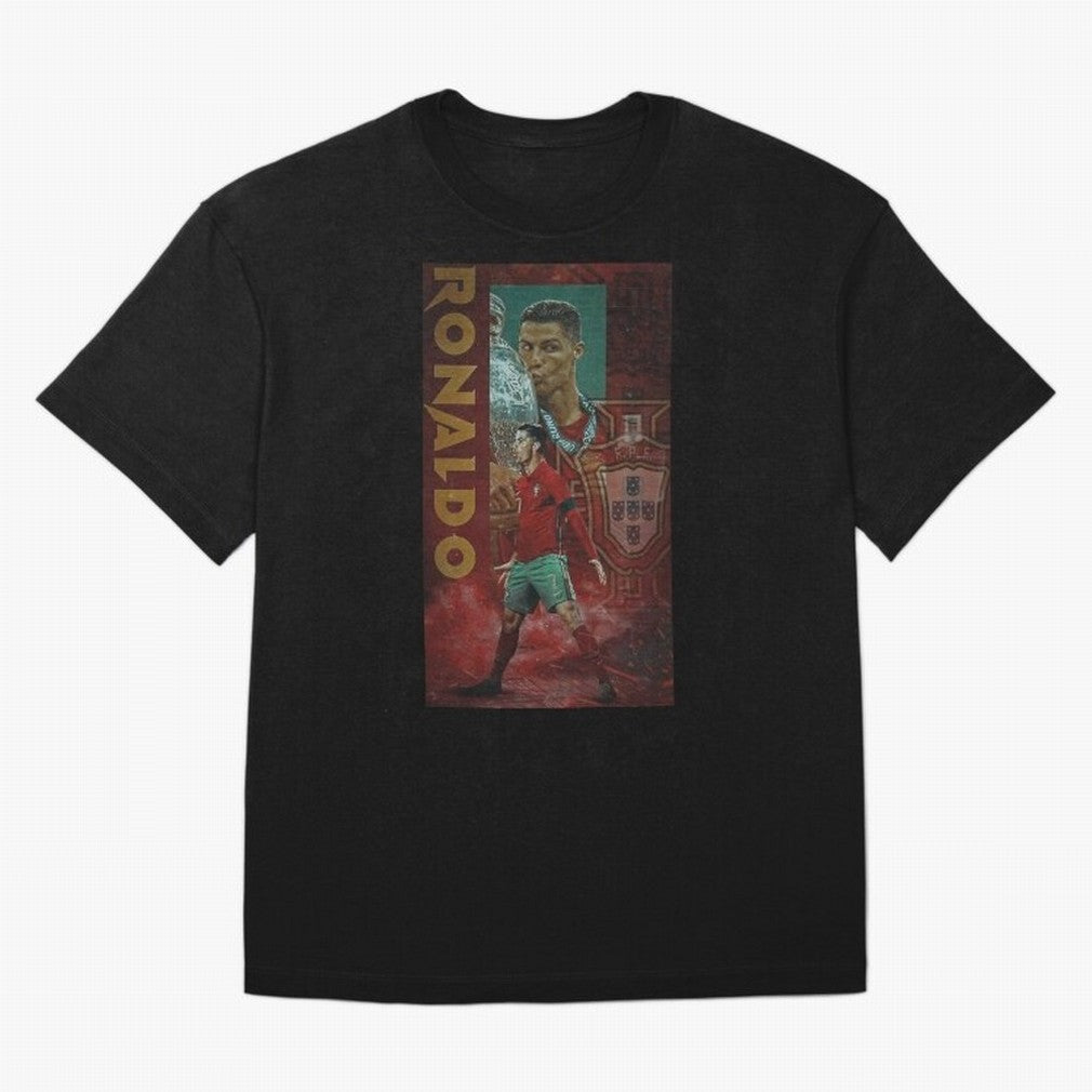 Cristiano Ronaldo Oversized T-Shirt Turn Football Passion into FIFA World Cup 2026 USA Canada Mexico for Fans of Messi, CR7 and Mbappe and France and Portugal, Bringing Championship Spirit, Famous Goals, Roaring Crowds and International Football