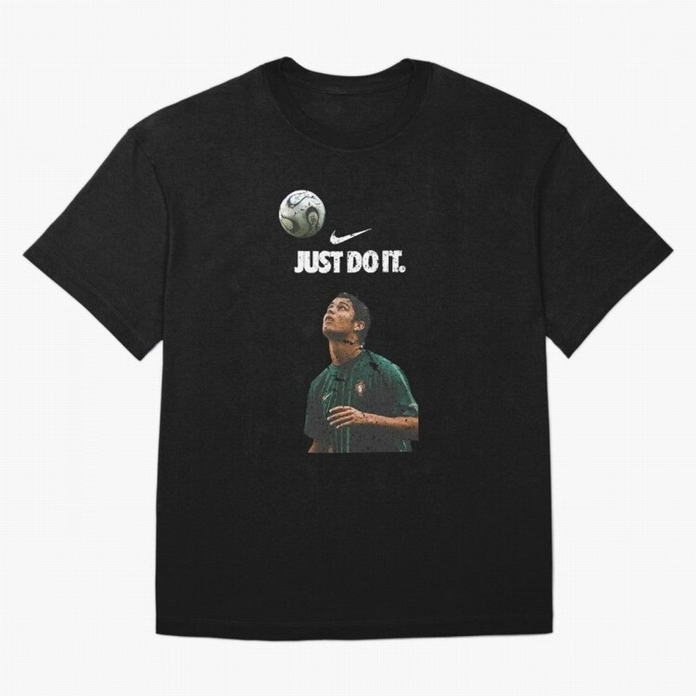 Cristiano Ronaldo Just Do It Oversized T-Shirt Fuel FIFA World Cup 2026 Spirit, Celebrating Germany, Cristiano Ronaldo, Haaland and CR7, Stadium Memories, Football Loyalty, International Chants and Championship Tradition; Great for Watch Parties,