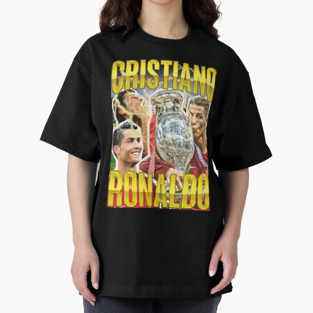 Cristiano Ronaldo Cr7 Siuuu El Bicho Oversized T-Shirt Show Your Love for FIFA World Cup 2026 Filled with CR7 and Messi, Netherlands Energy, Global Supporter Spirit, Legendary Goals, National Colors and Tournament Celebration; Built for Supporters