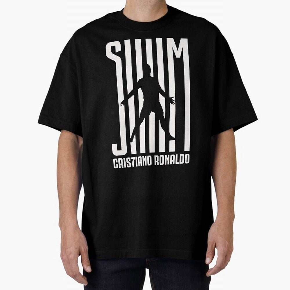 Cristiano Ronaldo - SIM Oversized T-Shirt Showcase FIFA World Cup 2026 Group Stage for Fans of CR7 and France and Portugal, Bringing Retro Football Energy, Iconic Rivalries, Trophy Chase Drama and Stadium Atmosphere; Built for Supporters Chasing