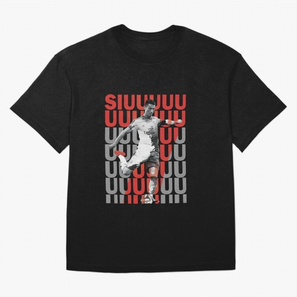Siuuuuuu Cristiano Ronaldo Oversized T-Shirt Support Your Favorite Stars during Global Football Passion for FIFA World Cup 2026 USA Canada Mexico, Celebrating CR7 and Messi, Spain, Supporter Pride, Iconic Celebrations, Legendary Names and Global