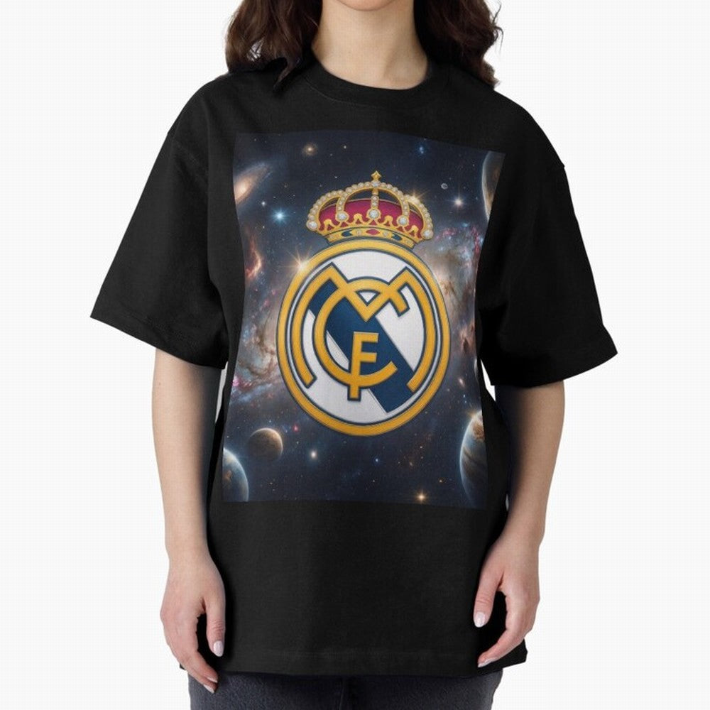 La Galaxia del Real Madrid Oversized T-Shirt Upgrade FIFA World Cup 2026 Made for Mbappe and Neymar, Germany Energy, Stadium Memories, Football Loyalty, International Chants and Championship Tradition; Great for Supporters Who Love Legendary