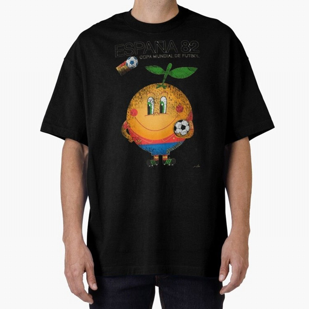 Espana 82 Oversized T-Shirt Carry the Dream of Match Day Hype around FIFA World Cup 2026, CR7 and Messi, Argentina, France and Brazil, Tournament Hype, Historic Matchups, Family Viewing Parties and Global Sports Pride; Built for Supporters Chasing