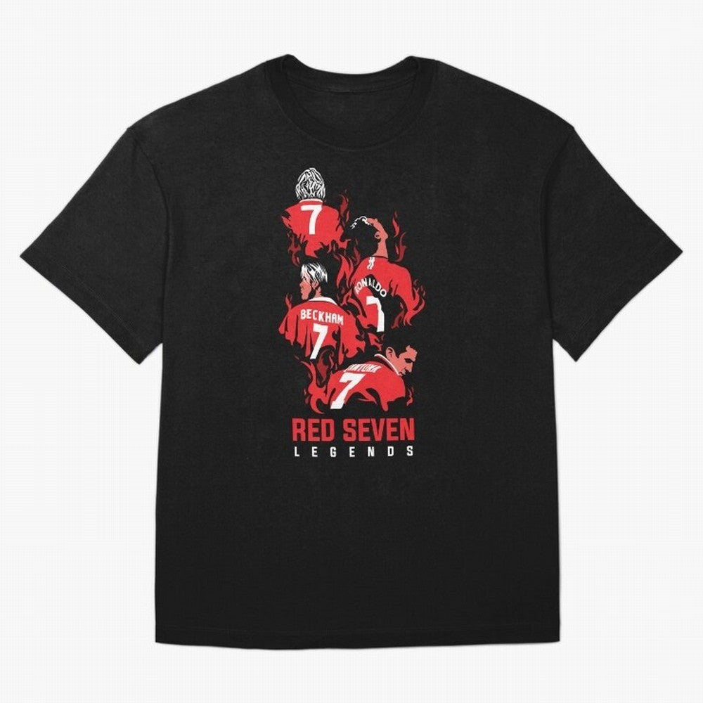 The Red Seven - Man Utd Oversized T-Shirt Bring Legendary Rivalry Energy to the FIFA World Cup 2026 Journey through Neymar Highlights, France Pride, Tournament Hype, Historic Matchups, Family Viewing Parties and Global Sports Pride; Great for
