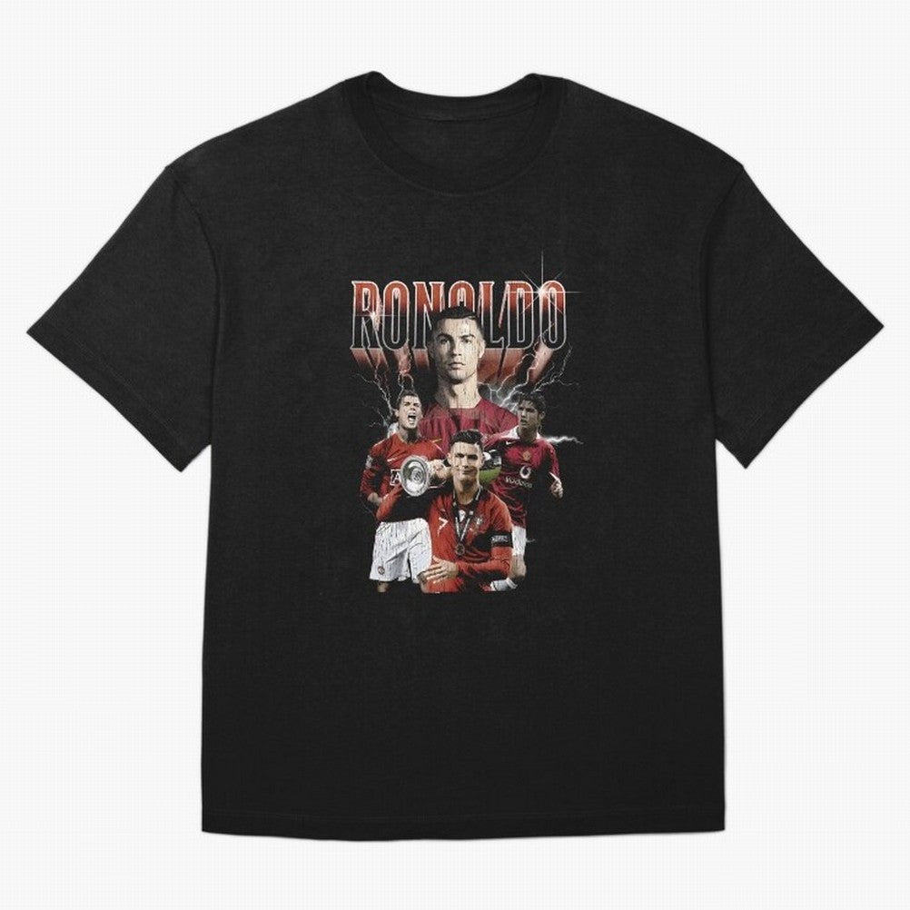 Cr7 footballer portuguese Oversized T-Shirt Honor Football Greatness during FIFA World Cup 2026 Featuring Messi, France and Portugal Energy, Classic Soccer Heritage, Championship Pressure, Fan Loyalty and International Pride; Ideal for Football