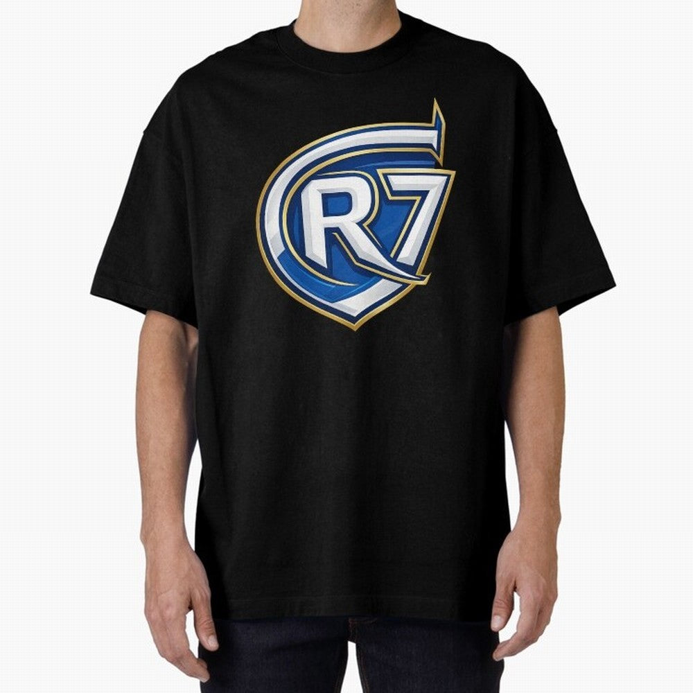 CR7 Minimal Power Logo Oversized T-Shirt Show Your Love for Match Day Hype around FIFA World Cup 2026, CR7 and Messi, Argentina, France and Brazil, Football Passion, Legendary Performances, Festival Vibes and Supporter Community; Perfect for Fans,