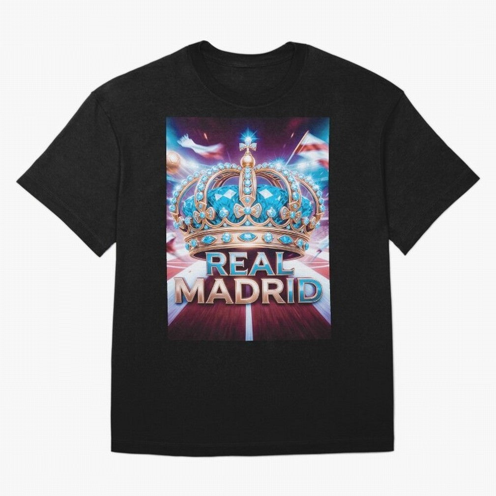 Real Madrid Oversized T-Shirt Enjoy Global Football Passion for FIFA World Cup 2026 Group Stage, Built around Haaland and Mbappe, Portugal, Sports Nostalgia, International Competition, Famous Players and Unforgettable Victories; Ideal for Fans Who