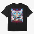 Real Madrid Oversized T-Shirt Enjoy Global Football Passion for FIFA World Cup 2026 Group Stage, Built around Haaland and Mbappe, Portugal, Sports Nostalgia, International Competition, Famous Players and Unforgettable Victories; Ideal for Fans Who