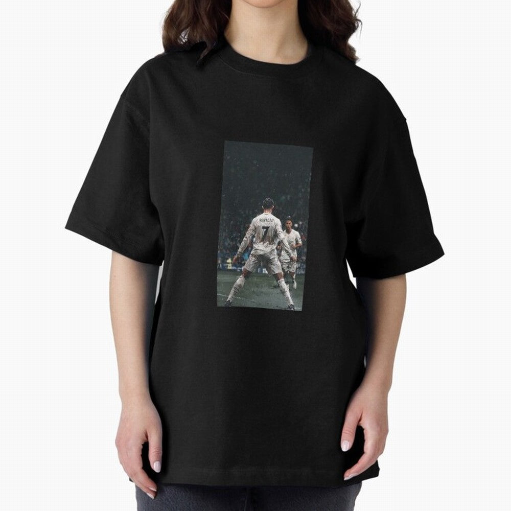 CR7 Oversized T-Shirt Make Your Look Match Global Football Passion for FIFA World Cup 2026 USA Canada Mexico, Inspired by Haaland and Mbappe, England and Germany, Global Supporter Spirit, Legendary Goals, National Colors and Tournament Celebration;