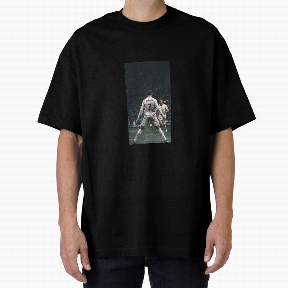 CR7 Oversized T-Shirt Make Your Look Match Global Football Passion for FIFA World Cup 2026 USA Canada Mexico, Inspired by Haaland and Mbappe, England and Germany, Global Supporter Spirit, Legendary Goals, National Colors and Tournament Celebration;