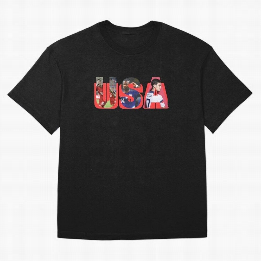 USA Soccer Cristian Pulisic, Haji Wright, Gio Reyna Oversized T-Shirt Feel the Heartbeat of FIFA World Cup 2026 Group Stage for Fans of Neymar and Spain and Netherlands, Bringing Stadium Chants, National Pride, Trophy Dreams and Unforgettable