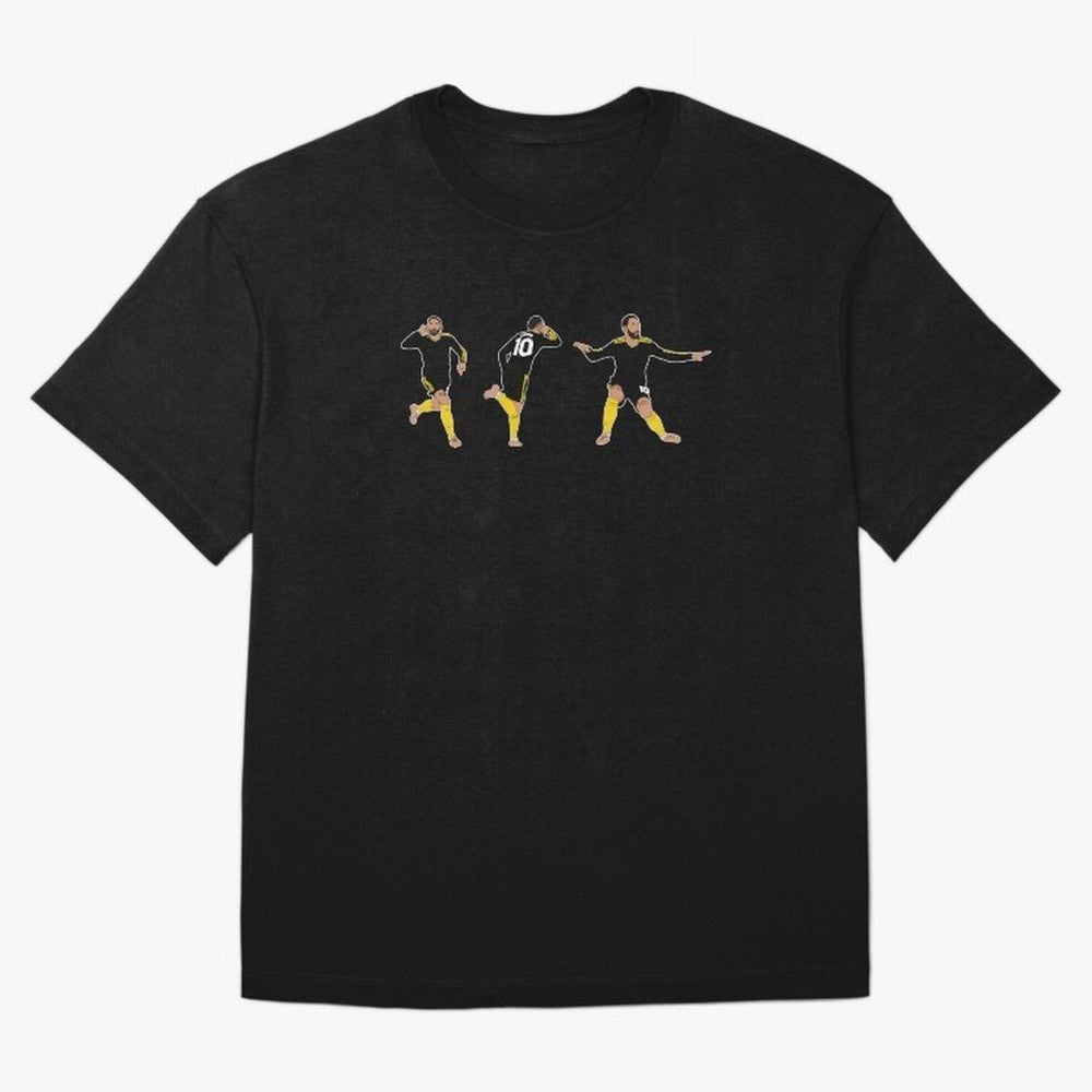 Matheus Cunha Goal Celebration Dance Trio Minimalist Oversized T-Shirt Celebrate Fan Favorites in FIFA World Cup 2026 for Fans of CR7 and Messi and England, Bringing Championship Spirit, Famous Goals, Roaring Crowds and International Football
