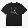 Cristiano Ronaldo Bicycle Kick Oversized T-Shirt Honor the Beautiful Game during FIFA World Cup 2026 for Fans of Cristiano Ronaldo and France and Portugal, Bringing Match Day Excitement, Supporter Culture, Golden Goals and Global Football Passion;