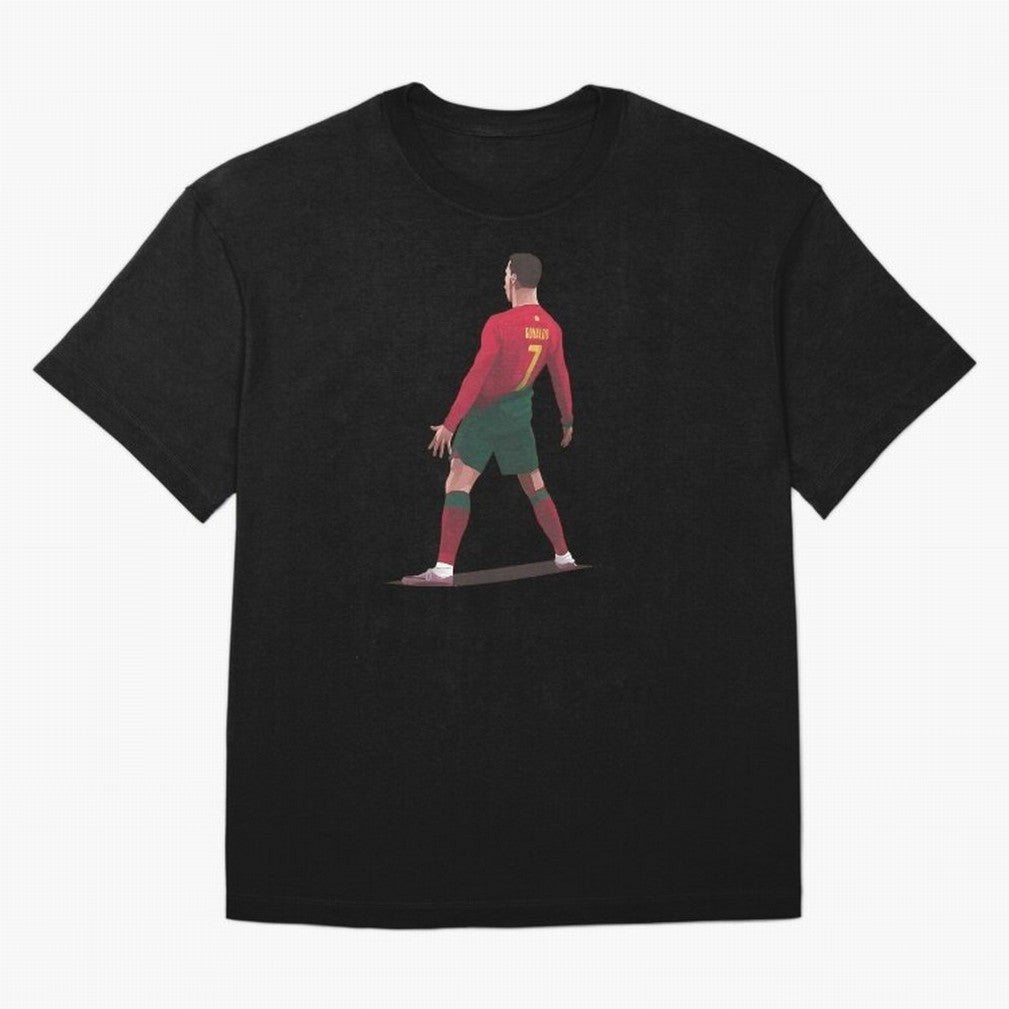 CR7 Celebration Pose Oversized T-Shirt Celebrate Fan Favorites in FIFA World Cup 2026 Capturing Mbappe, Argentina Energy, Champion Mindset, Group Stage Buzz, Knockout Tension and Passionate Fan Culture; Created for Match Day Parties, Soccer Gifts,