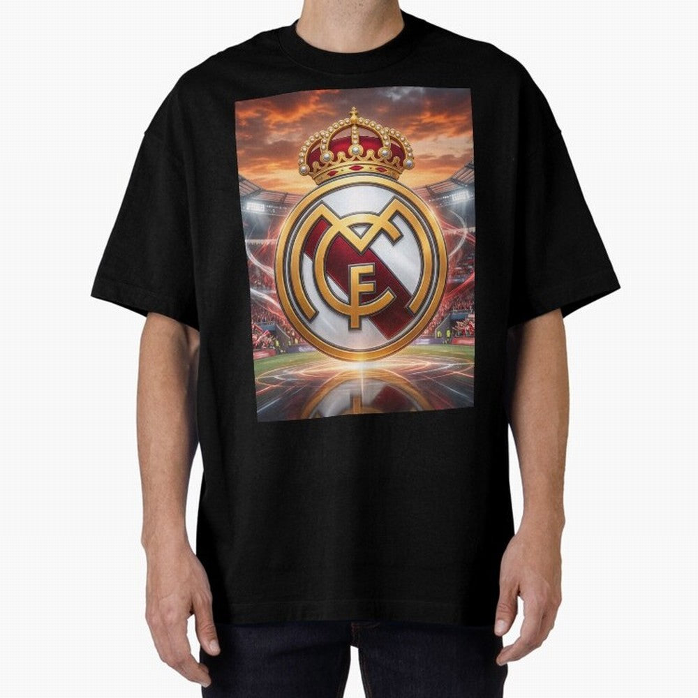 Tormenta del F¨²tbol Oversized T-Shirt Share the Excitement of FIFA World Cup 2026 Spirit, Built around Germany, Cristiano Ronaldo, Haaland and CR7, Stadium Chants, National Pride, Trophy Dreams and Unforgettable Football Memories; Ideal for