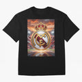 Tormenta del F¨²tbol Oversized T-Shirt Share the Excitement of FIFA World Cup 2026 Spirit, Built around Germany, Cristiano Ronaldo, Haaland and CR7, Stadium Chants, National Pride, Trophy Dreams and Unforgettable Football Memories; Ideal for
