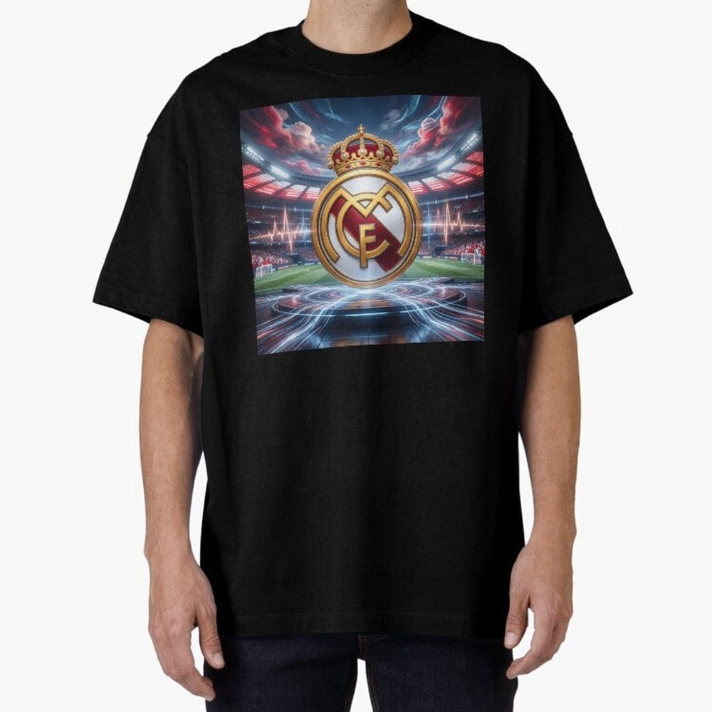 Los Campeones del Bernab¨¦u Oversized T-Shirt Fuel Your Fan Pride for Global Football Passion for FIFA World Cup 2026 USA Canada Mexico, Celebrating Mbappe, Argentina, Sports Nostalgia, International Competition, Famous Players and Unforgettable