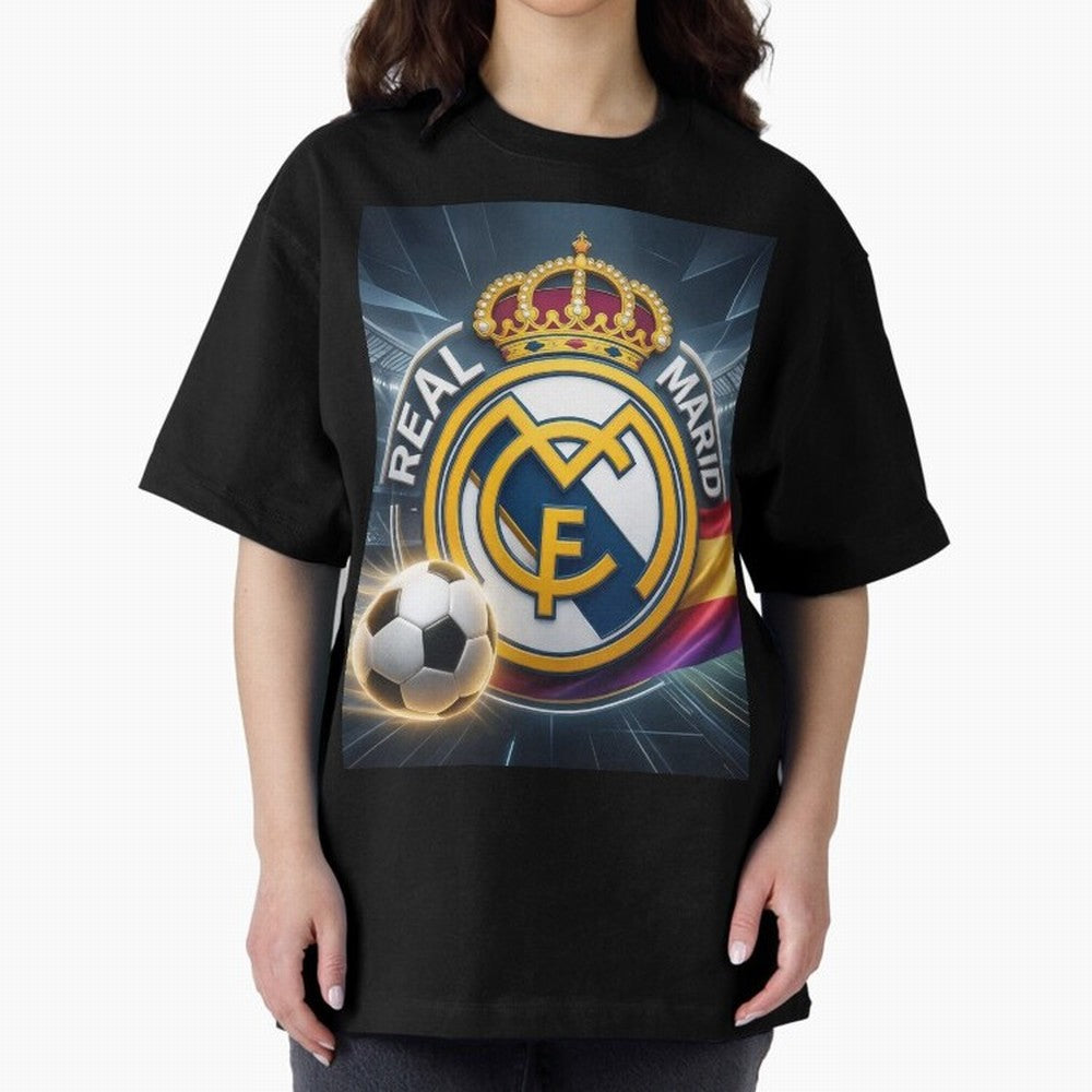 Pelot¨®n Real Madrid Oversized T-Shirt Bring International Match Energy to FIFA World Cup 2026 Group Stage Spirit, Inspired by England and Germany, CR7 and Messi, Soccer Culture, Superstar Moments, National Team Dreams and Competitive Fire; Made