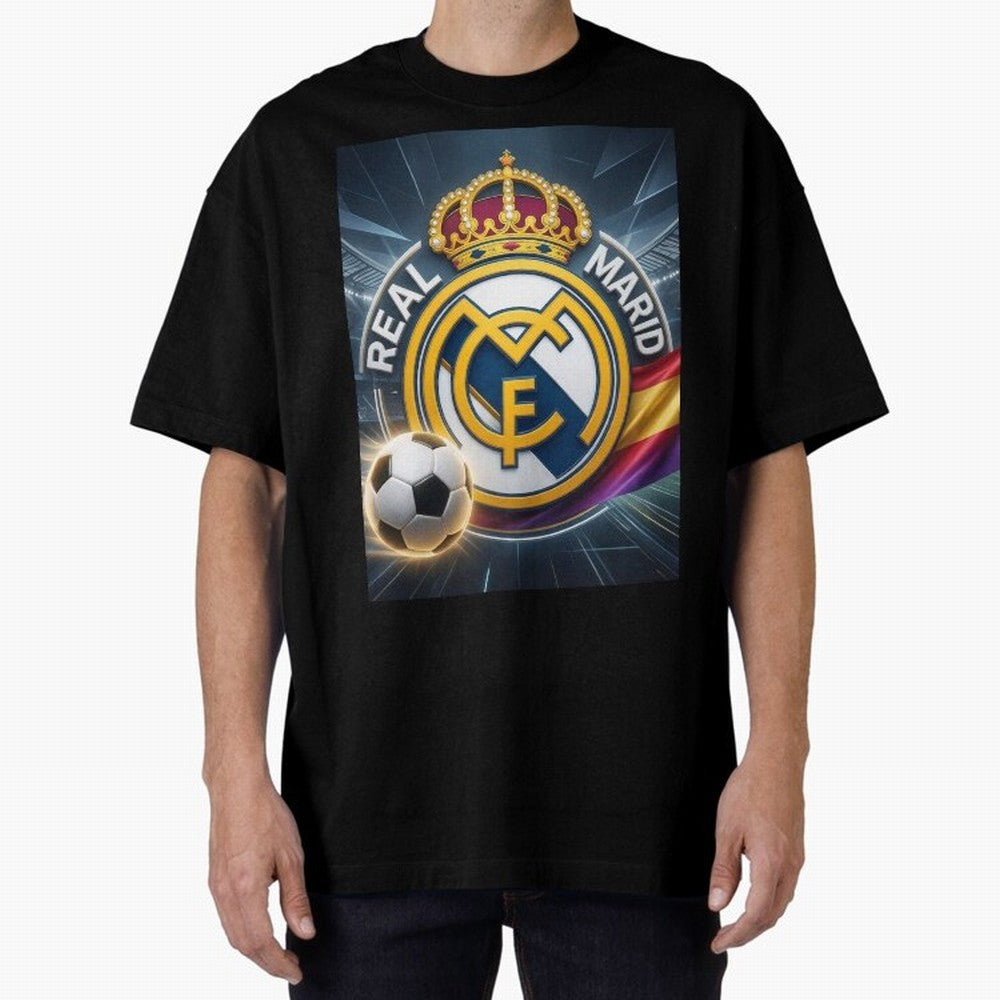 Pelot¨®n Real Madrid Oversized T-Shirt Bring International Match Energy to FIFA World Cup 2026 Group Stage Spirit, Inspired by England and Germany, CR7 and Messi, Soccer Culture, Superstar Moments, National Team Dreams and Competitive Fire; Made