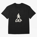 Cristiano Ronaldo CR7 Minimalist Silhouette Football Art Oversized T-Shirt Join Match Day Hype around FIFA World Cup 2026 USA Canada Mexico, Cristiano Ronaldo, Haaland and CR7, England, Championship Spirit, Famous Goals, Roaring Crowds and