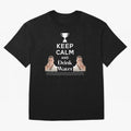 Keep Calm and Drink Water - Cristiano Ronaldo Oversized T-Shirt Make Your Look Match the FIFA World Cup 2026 Journey through Mbappe and Neymar Highlights, France Pride, Retro Football Energy, Iconic Rivalries, Trophy Chase Drama and Stadium