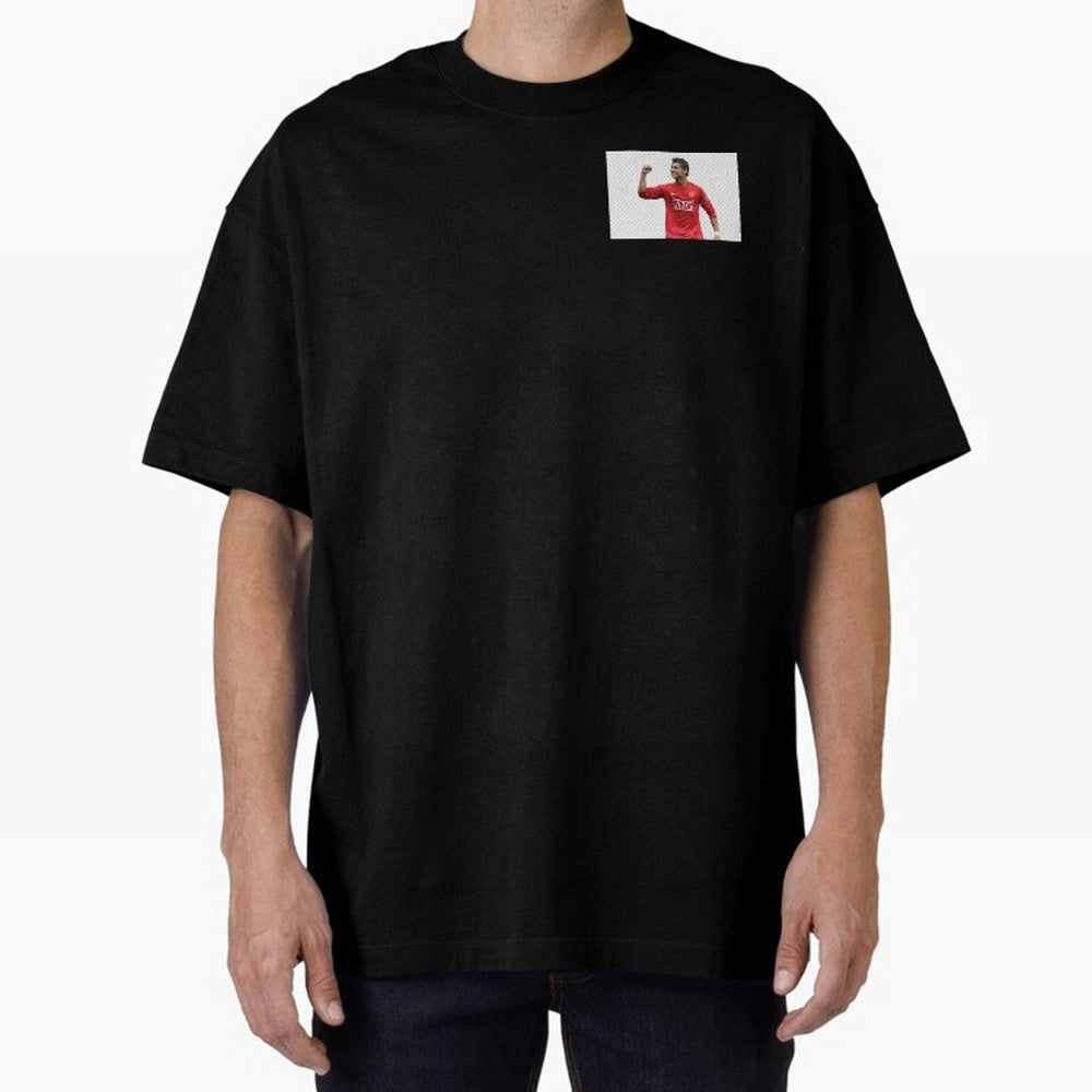 Cristiano Ronaldo Oversized T-Shirt Capture Stadium Memories from FIFA World Cup 2026 Group Stage Spirit, Inspired by Netherlands, Messi, Stadium Memories, Football Loyalty, International Chants and Championship Tradition; Perfect for Supporters