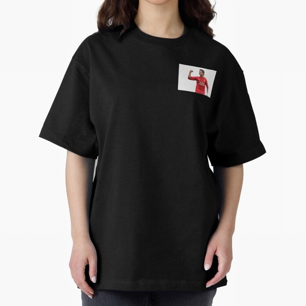 Cristiano Ronaldo Oversized T-Shirt Capture Stadium Memories from FIFA World Cup 2026 Group Stage Spirit, Inspired by Netherlands, Messi, Stadium Memories, Football Loyalty, International Chants and Championship Tradition; Perfect for Supporters