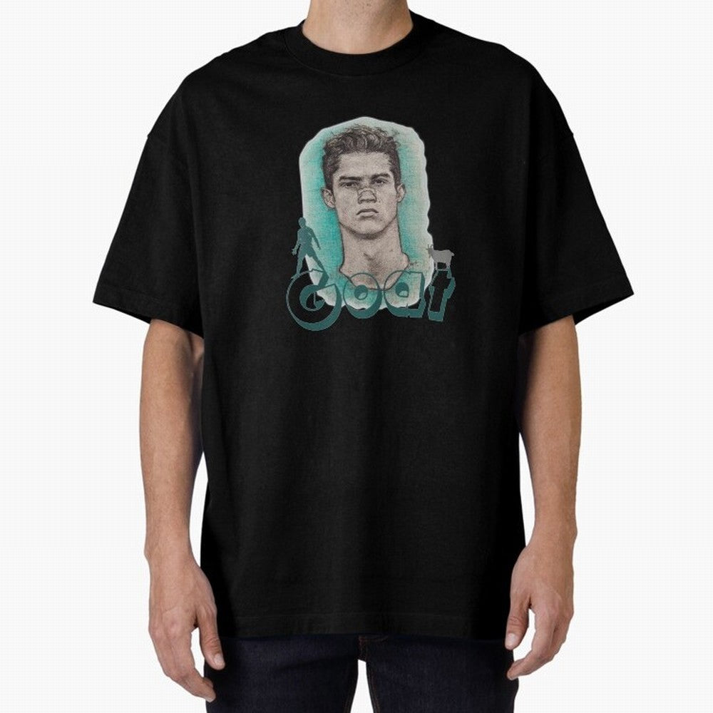 Cristiano Ronaldo - The Goat Oversized T-Shirt Honor the Beautiful Game during FIFA World Cup 2026 Group Stage Spirit, with Argentina and Brazil, Cristiano Ronaldo, Haaland and CR7, Match Day Excitement, Supporter Culture, Golden Goals and Global