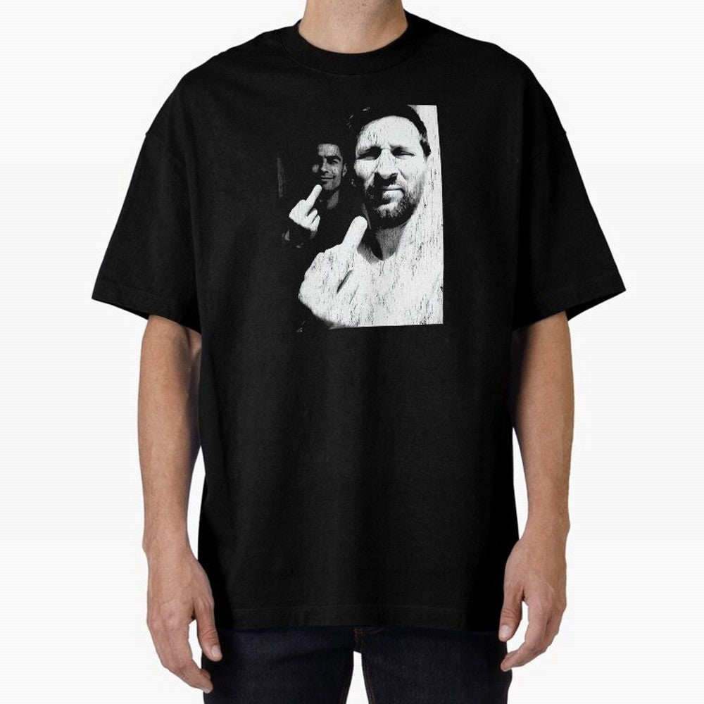 Cristiano Ronaldo & Messi Vintage Oversized T-Shirt Bring Supporter Culture to Match Day Hype around FIFA World Cup 2026 USA Canada Mexico, Neymar, Netherlands, Championship Spirit, Famous Goals, Roaring Crowds and International Football Unity;