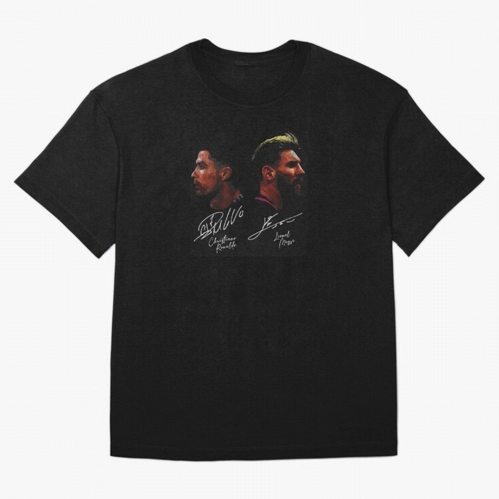 Cristiano Ronaldo & Lionel Messi Signature Oversized T-Shirt Bring Legendary Rivalry Energy to the FIFA World Cup 2026 USA Canada Mexico Journey through Haaland and Mbappe Highlights, Netherlands Pride, Fan Favorite Moments, National Team Passion,