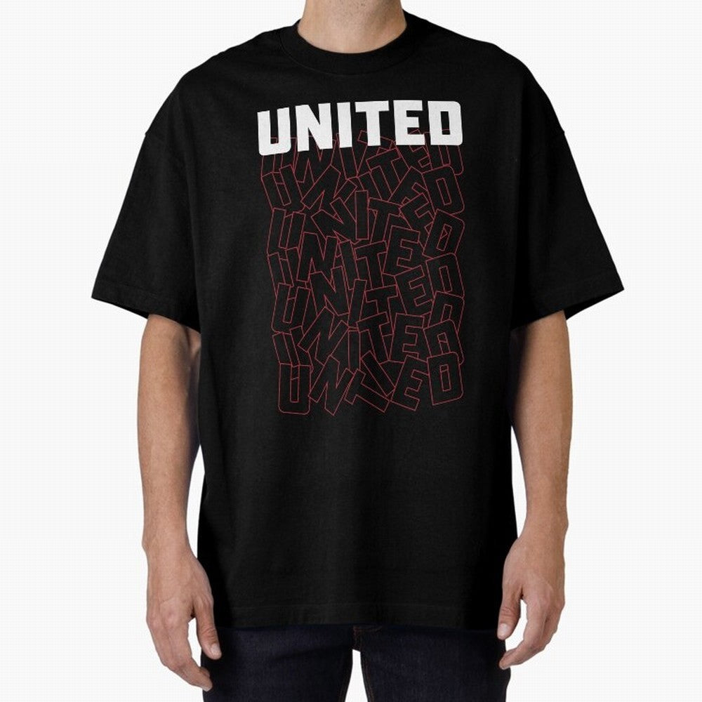 Manchester United Oversized T-Shirt Bring a Vintage Feel to Global Football Passion for FIFA World Cup 2026, Highlighting Haaland, Spain, Game Day Rituals, Football Legends, Country Pride and the Road to the Final; Created for Match Day Parties,