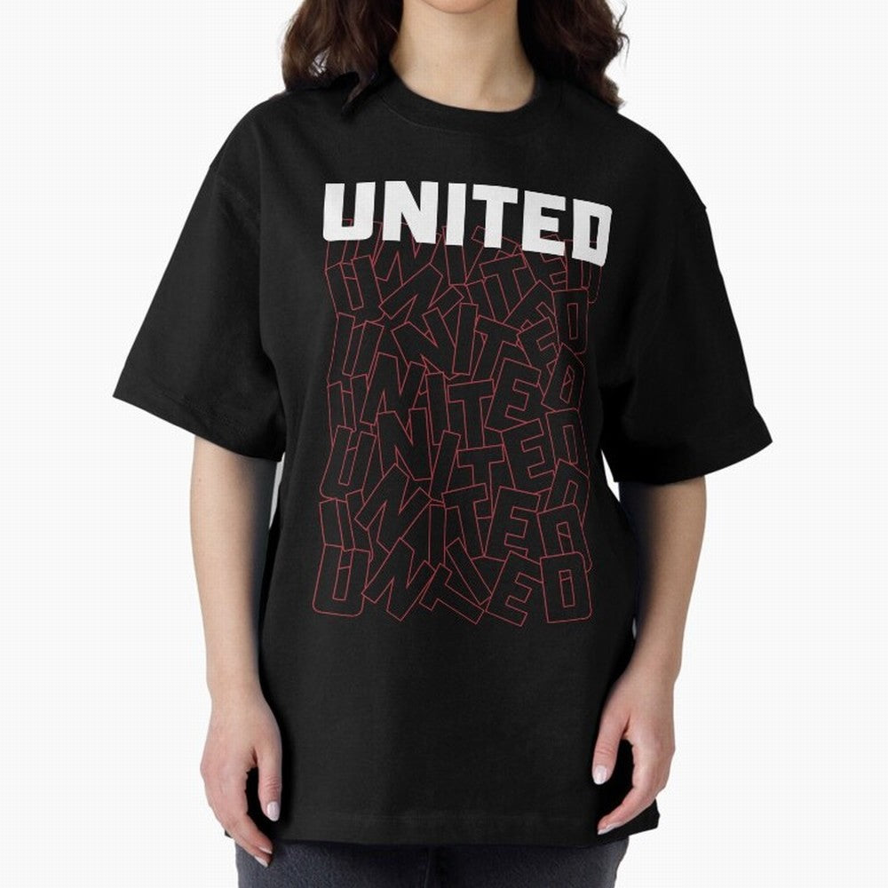 Manchester United Oversized T-Shirt Bring a Vintage Feel to Global Football Passion for FIFA World Cup 2026, Highlighting Haaland, Spain, Game Day Rituals, Football Legends, Country Pride and the Road to the Final; Created for Match Day Parties,