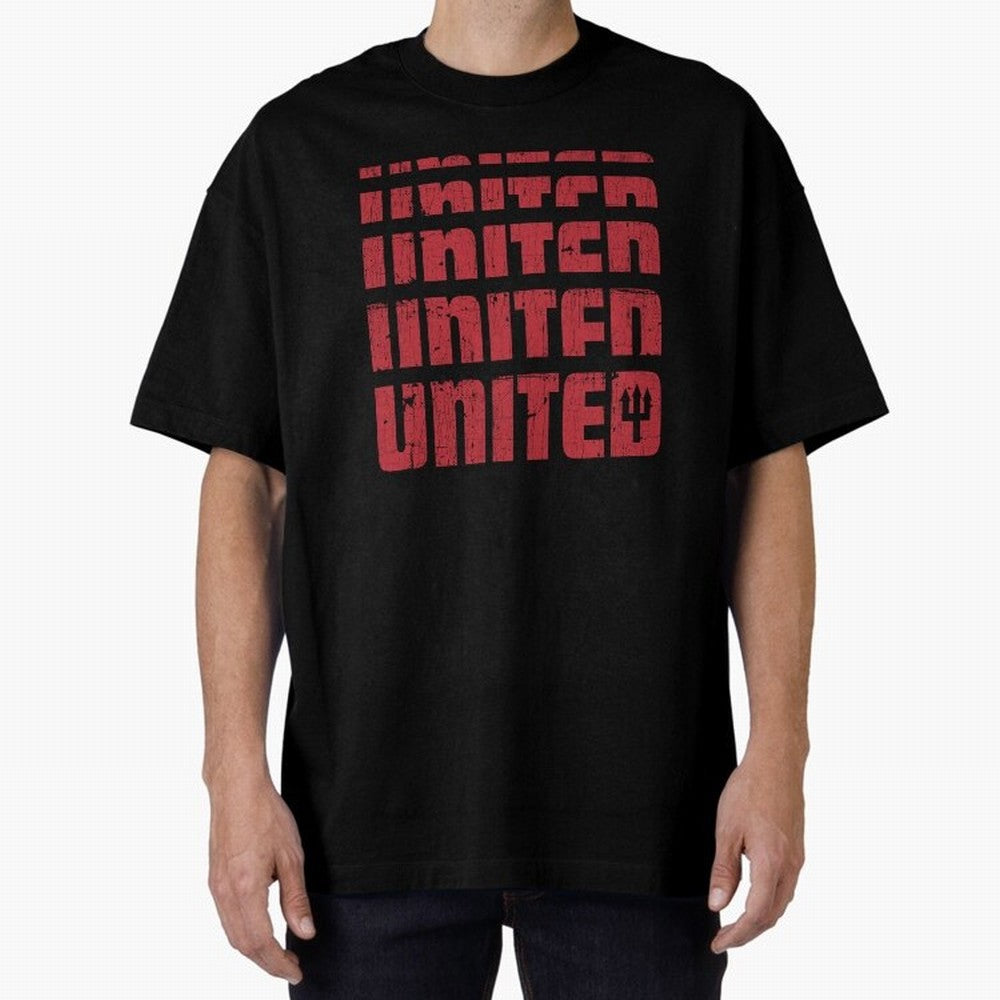 United United United Oversized T-Shirt Celebrate National Team Dreams in Global Football Passion for FIFA World Cup 2026 Group Stage, Built around Neymar, England, France and Netherlands, Global Supporter Spirit, Legendary Goals, National Colors