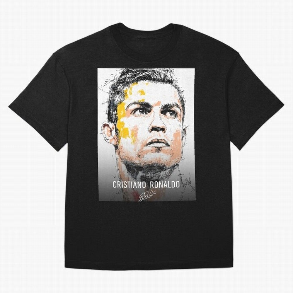 Cristiano Ronaldo Cr7 Football Soccer Player Icon Legend Power Oversized T-Shirt Stand Out with Spirit from FIFA World Cup 2026 Group Stage Spirit, with Brazil, Haaland, Football Passion, Legendary Performances, Festival Vibes and Supporter