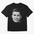 Cristiano Ronaldo Signed Oversized T-Shirt Back the Journey through Global Football Passion for FIFA World Cup 2026, Inspired by Messi, Neymar and Mbappe, Portugal, Sports Nostalgia, International Competition, Famous Players and Unforgettable