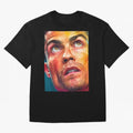 Cristiano Ronaldo Football Soccer Player Intense Color Portrait Oversized T-Shirt Live for the Drama of FIFA World Cup 2026 USA Canada Mexico Spirit, with Brazil, Portugal and Argentina, Neymar, Haaland and Cristiano Ronaldo, Stadium Memories,