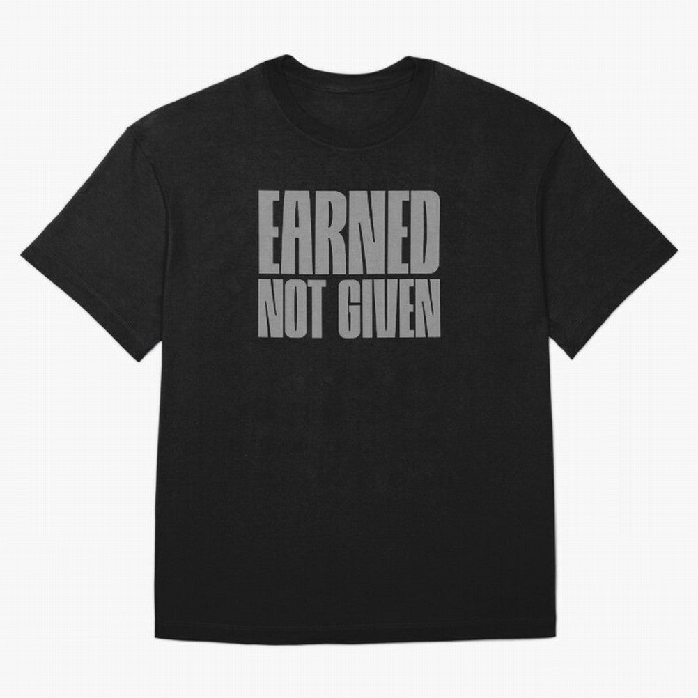 Earned not given grey 2 Oversized T-Shirt Relive Legendary Nights from the FIFA World Cup 2026 Group Stage Journey through Cristiano Ronaldo Highlights, France and Portugal Pride, Tournament Hype, Historic Matchups, Family Viewing Parties and