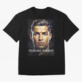 Cristiano Ronaldo Geometric Low Poly Soccer Legend Oversized T-Shirt Make Game Day About FIFA World Cup 2026 Group Stage Spirit, Made for France, Messi, Game Day Rituals, Football Legends, Country Pride and the Road to the Final; Perfect for People