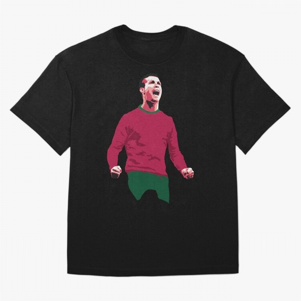 Ronaldo Oversized T-Shirt Celebrate Soccer Greatness during FIFA World Cup 2026 Group Stage Inspired by Cristiano Ronaldo, England, France and Netherlands Energy, Soccer Culture, Superstar Moments, National Team Dreams and Competitive Fire; Perfect