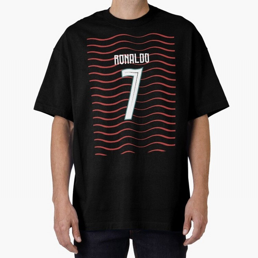 Cristiano Ronaldo Portugal Jersey 2026 World cup Oversized T-Shirt Bring Trophy Dreams to FIFA World Cup 2026 Featuring Haaland and Mbappe, Netherlands Energy, Goal Celebration Energy, Supporter Heritage, Football Icons and Worldwide Tournament
