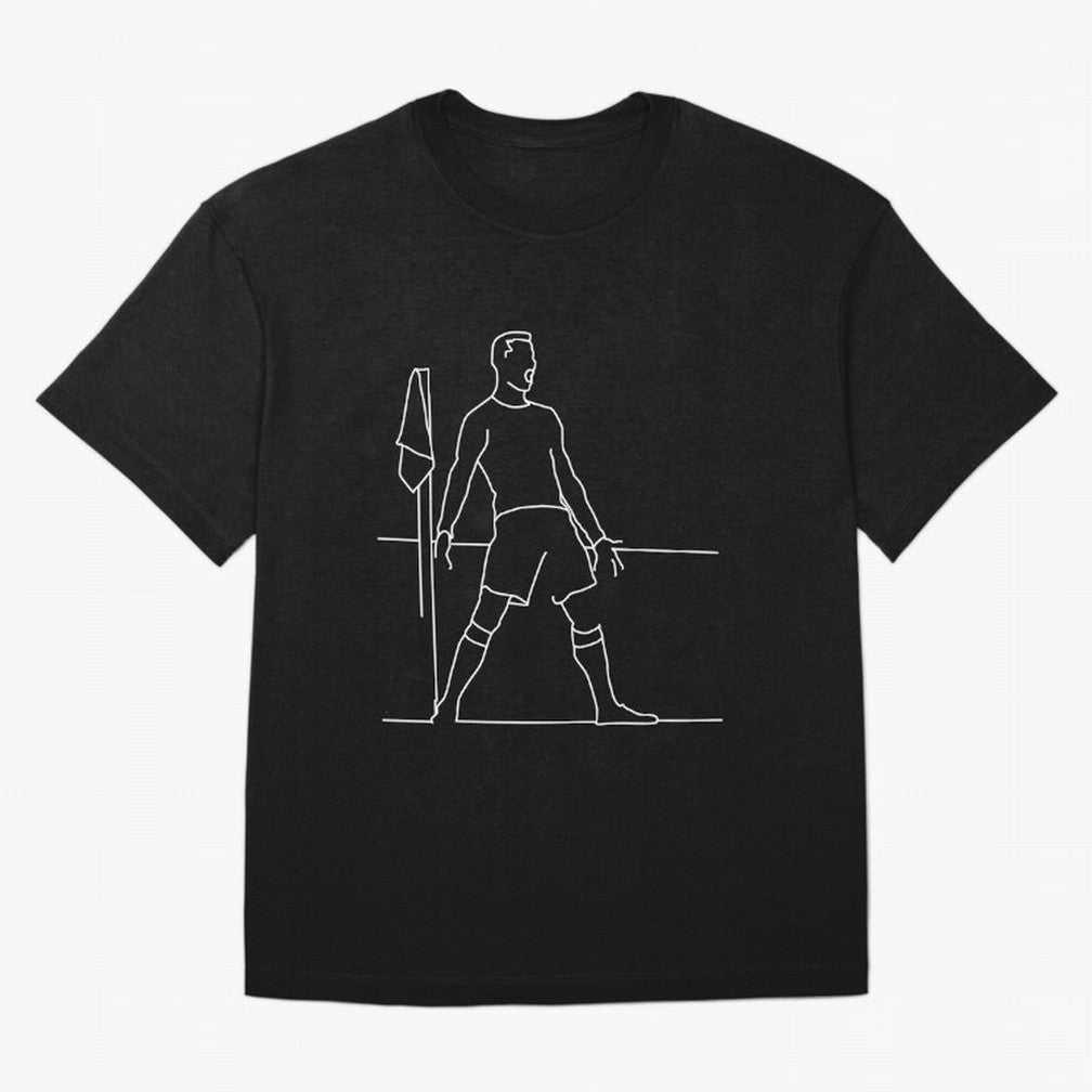 Siuuu! (blck) Oversized T-Shirt Honor the Football Icons of FIFA World Cup 2026 for Fans of Mbappe and France, Bringing Match Day Excitement, Supporter Culture, Golden Goals and Global Football Passion; Ideal for Fans Who Follow Messi, Cristiano