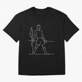 Siuuu! (blck) Oversized T-Shirt Honor the Football Icons of FIFA World Cup 2026 for Fans of Mbappe and France, Bringing Match Day Excitement, Supporter Culture, Golden Goals and Global Football Passion; Ideal for Fans Who Follow Messi, Cristiano