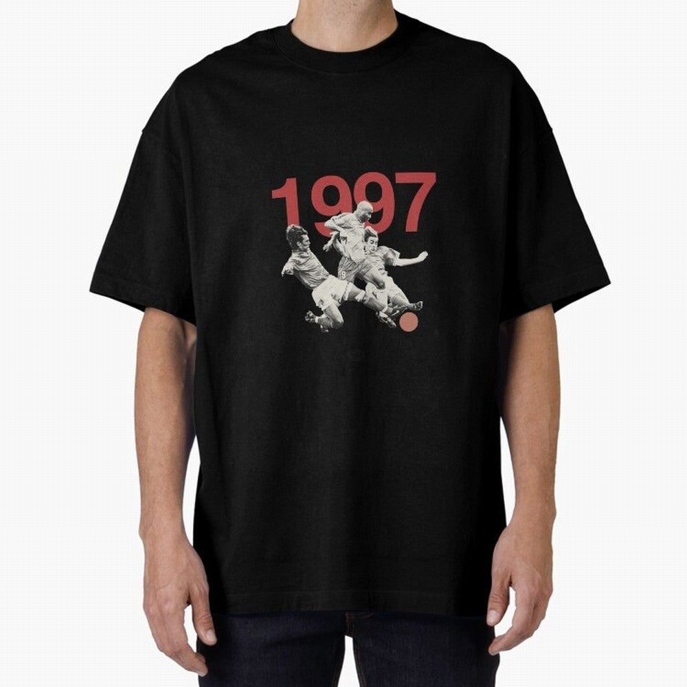 Ronaldo Maldini Cannavaro Tournoi de France 1997 Oversized T-Shirt Upgrade Match Day Hype around FIFA World Cup 2026 Group Stage, Mbappe, Argentina, France and Brazil, Supporter Pride, Iconic Celebrations, Legendary Names and Global Match Day