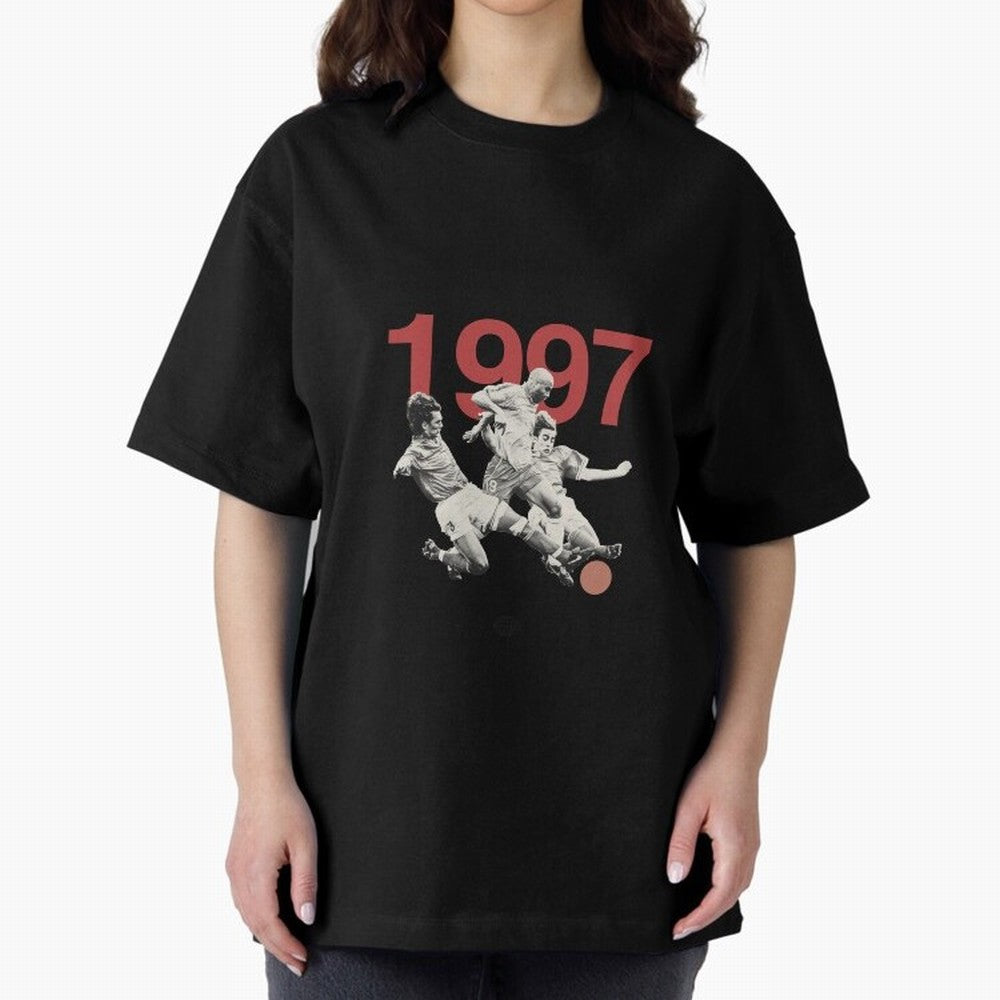Ronaldo Maldini Cannavaro Tournoi de France 1997 Oversized T-Shirt Upgrade Match Day Hype around FIFA World Cup 2026 Group Stage, Mbappe, Argentina, France and Brazil, Supporter Pride, Iconic Celebrations, Legendary Names and Global Match Day