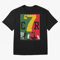 Portugal The Goat CR 7 World Cup 2026 Oversized T-Shirt Celebrate the Stars of the FIFA World Cup 2026 Group Stage Journey through Mbappe and Neymar Highlights, Argentina and Brazil Pride, Tournament Hype, Historic Matchups, Family Viewing Parties